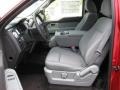  2011 F150 XLT Regular Cab 4x4 Steel Gray Interior