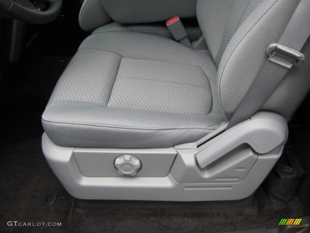 Steel Gray Interior 2011 Ford F150 XLT Regular Cab 4x4 Photo #54810928