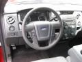 Steel Gray Steering Wheel Photo for 2011 Ford F150 #54810942