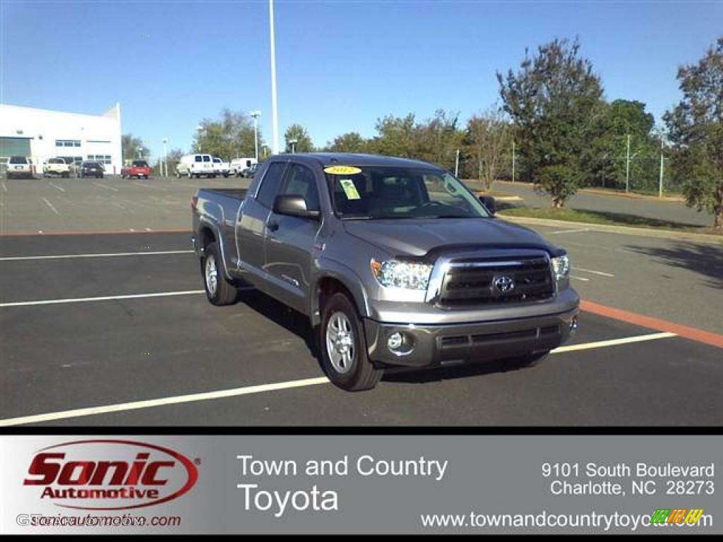 2012 Tundra SR5 Double Cab - Silver Sky Metallic / Graphite photo #1