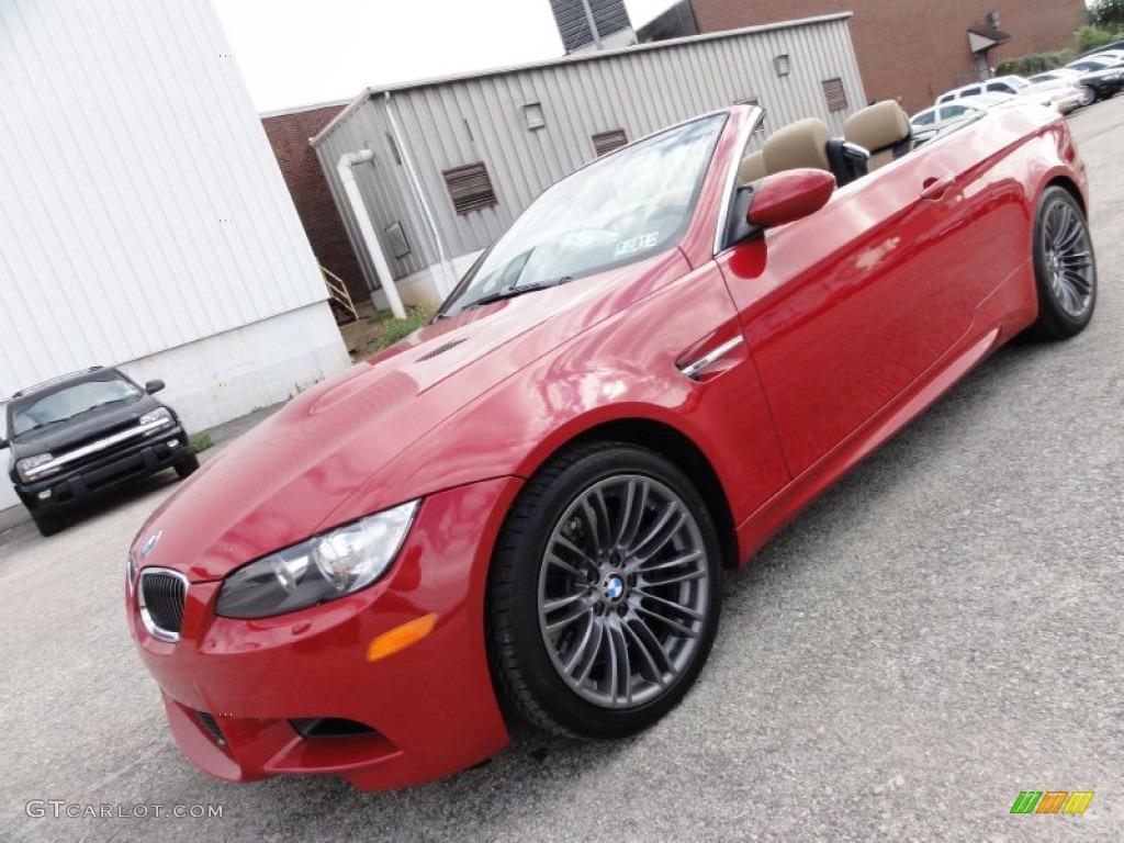 2008 M3 Convertible - Melbourne Red Metallic / Bamboo Beige photo #2