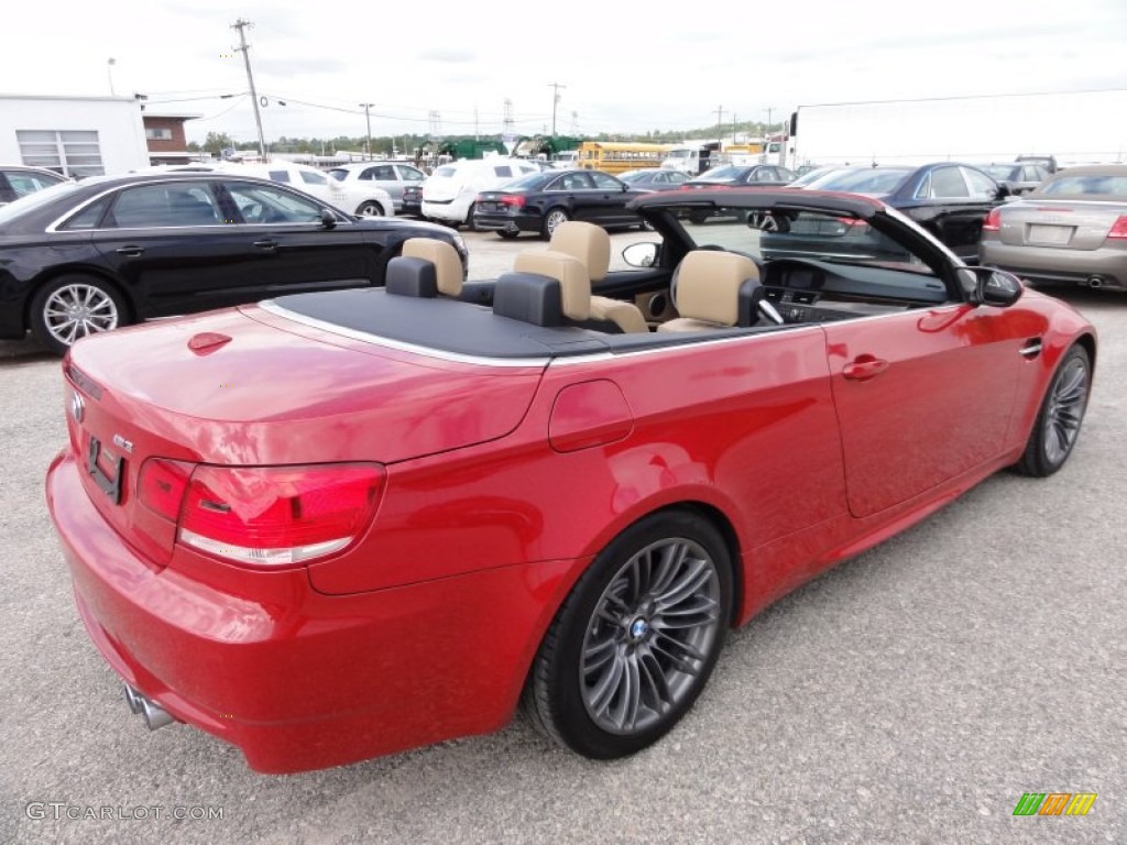 2008 M3 Convertible - Melbourne Red Metallic / Bamboo Beige photo #8