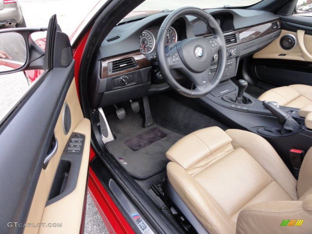 Bamboo Beige Interior 2008 BMW M3 Convertible Photo #54812528