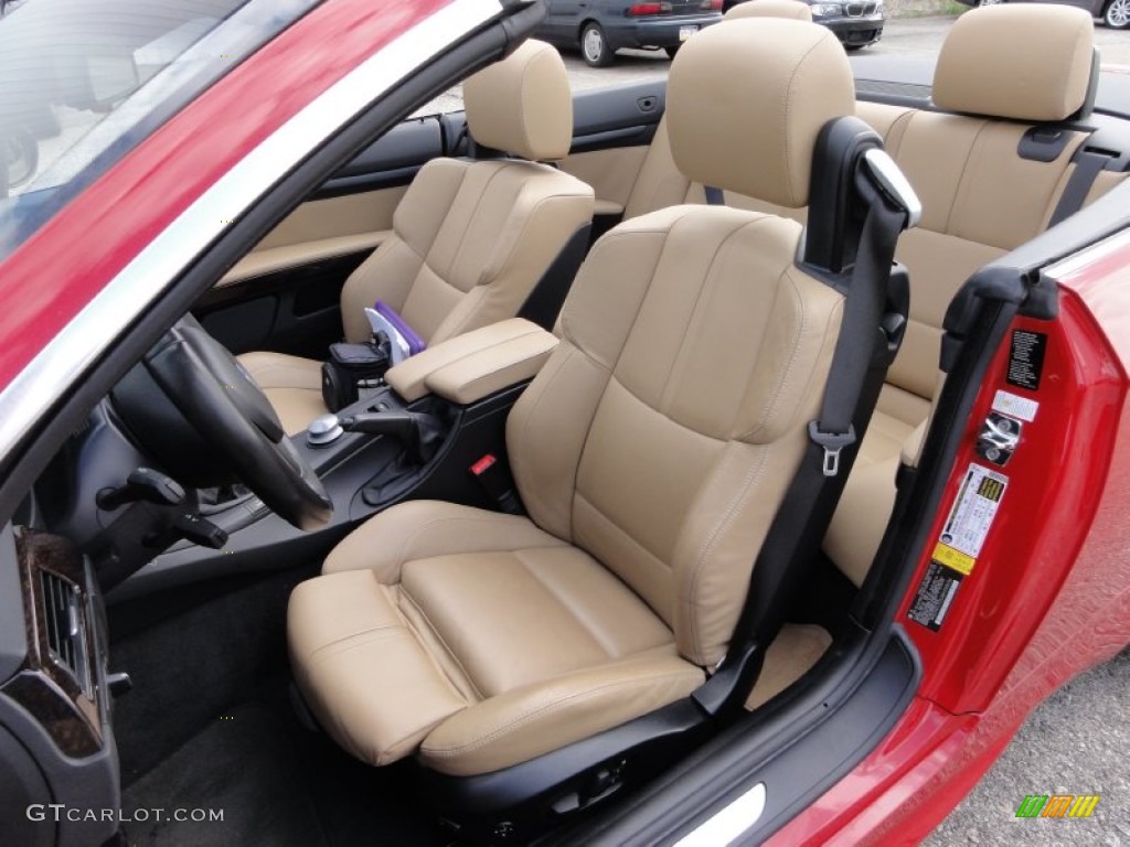 Bamboo Beige Interior 2008 BMW M3 Convertible Photo #54812567