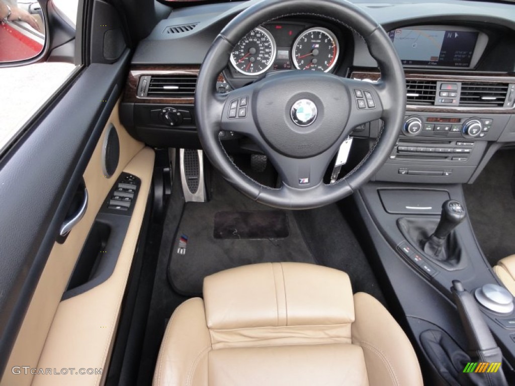 2008 M3 Convertible - Melbourne Red Metallic / Bamboo Beige photo #25