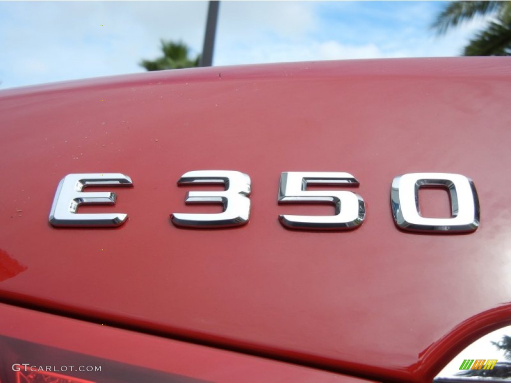 2010 E 350 Coupe - Mars Red / Black photo #9