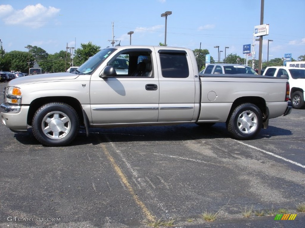 Silver Birch Metallic 2005 GMC Sierra 1500 SLT Extended Cab Exterior Photo #54812953