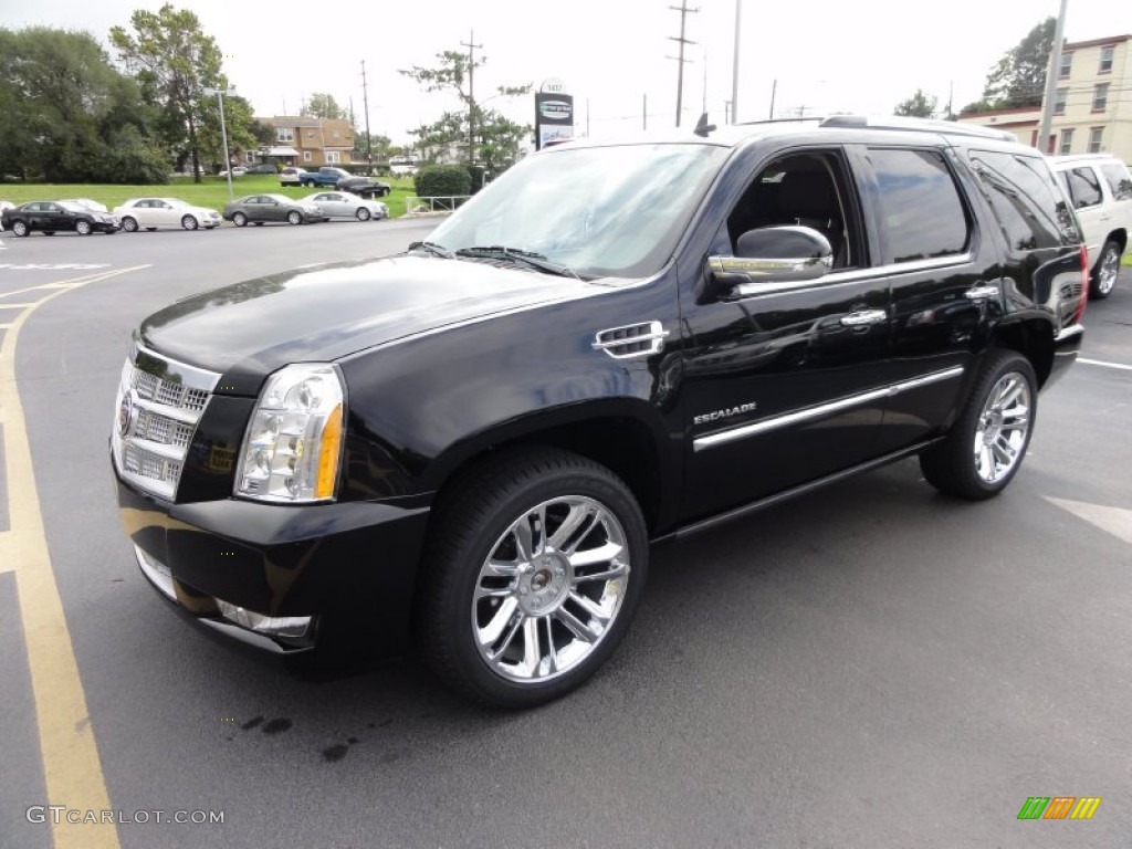 Xenon Blue Metallic 2012 Cadillac Escalade Platinum AWD Exterior Photo #54814237