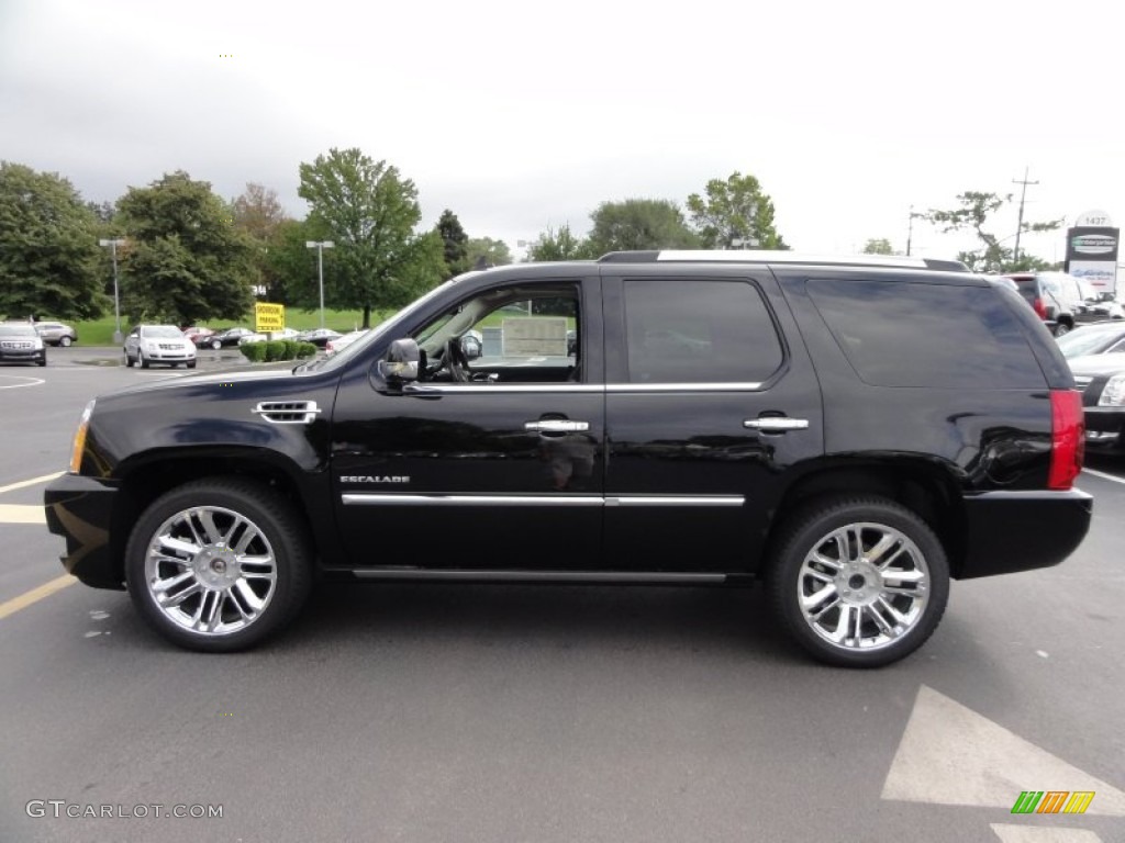 Xenon Blue Metallic 2012 Cadillac Escalade Platinum AWD Exterior Photo #54814246
