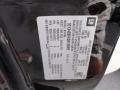2012 Cadillac Escalade Platinum AWD Info Tag