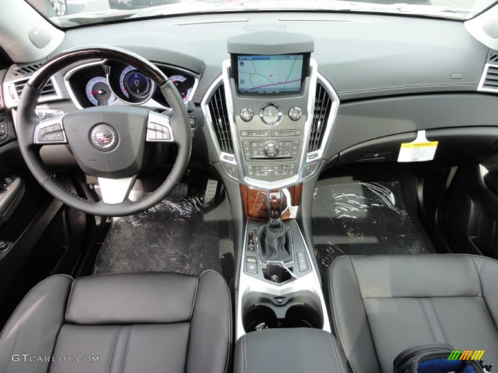 2012 Cadillac SRX Luxury AWD Ebony/Ebony Dashboard Photo #54814528