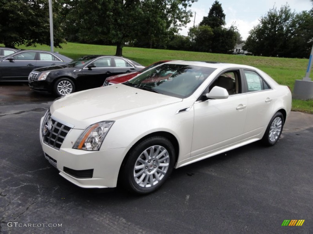 White Diamond Tricoat 2012 Cadillac CTS 4 3.0 AWD Sedan Exterior Photo #54814543