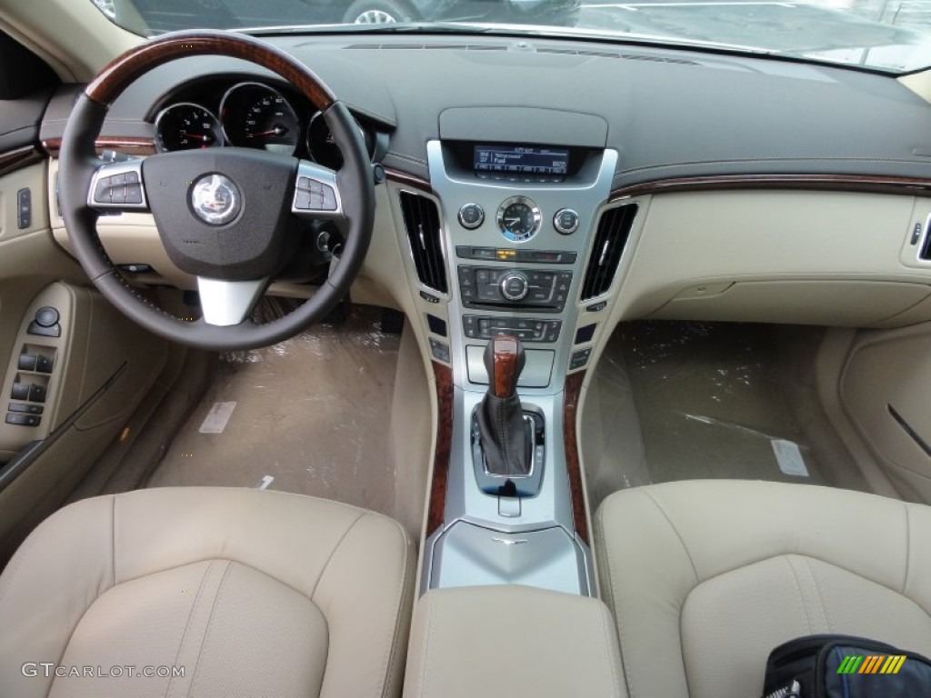 2012 Cadillac CTS 4 3.0 AWD Sedan Cashmere/Cocoa Dashboard Photo #54814564