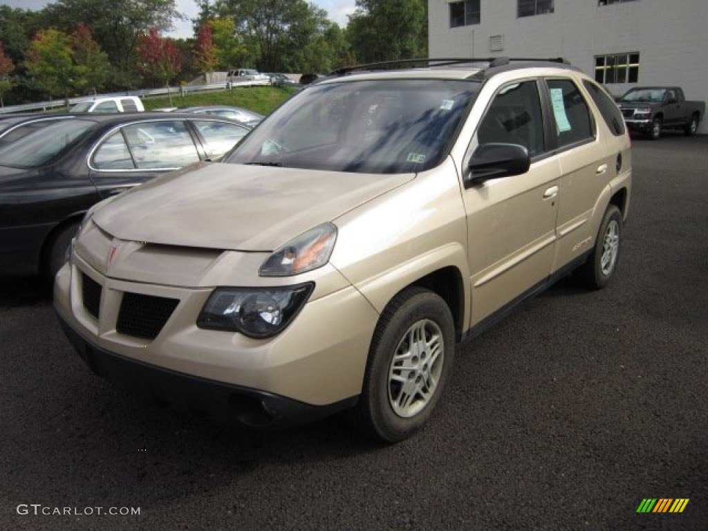 Champagne Beige Metallic 2003 Pontiac Aztek Standard Aztek Model Exterior Photo #54814645