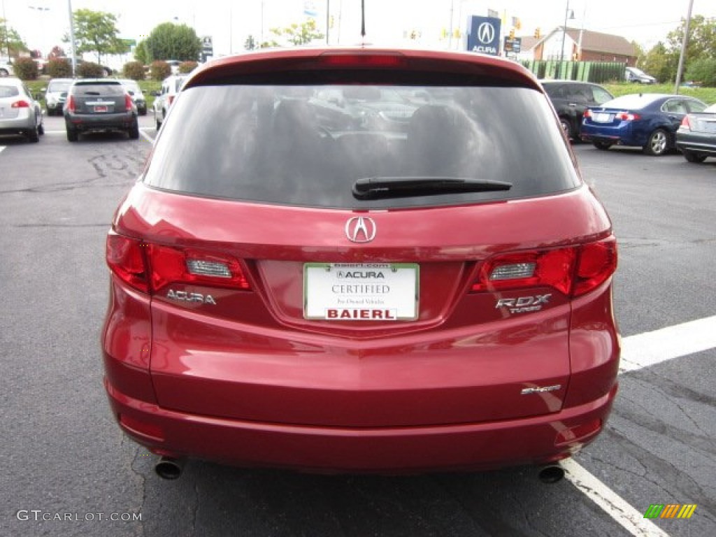 2008 RDX  - Moroccan Red Pearl / Ebony photo #6