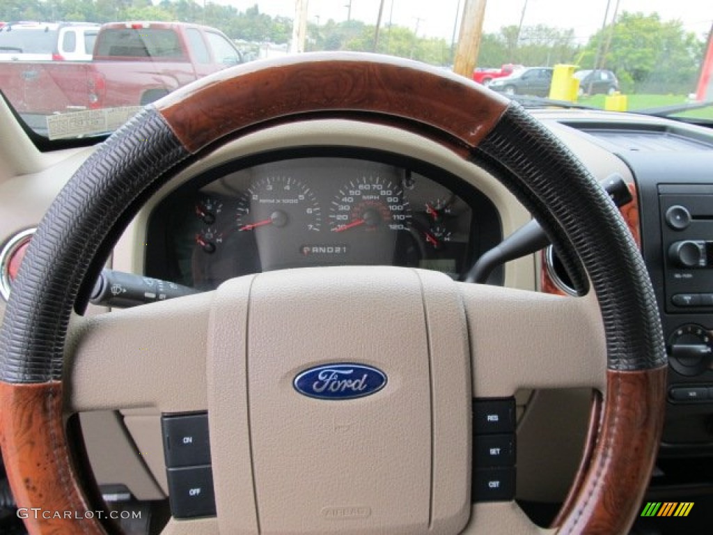 2007 F150 XLT SuperCab 4x4 - Forest Green Metallic / Tan photo #13