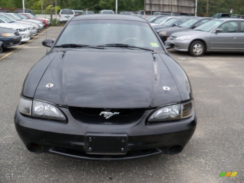 1996 Mustang GT Coupe - Black / Saddle photo #1