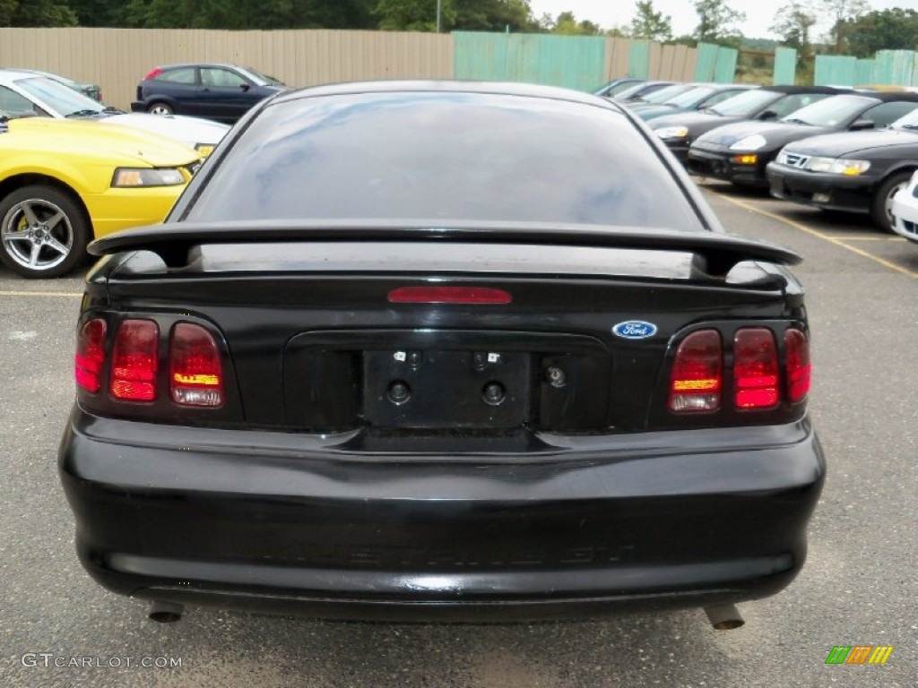 1996 Mustang GT Coupe - Black / Saddle photo #5