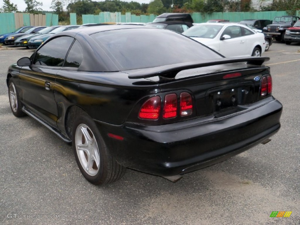 1996 Mustang GT Coupe - Black / Saddle photo #6