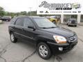 2007 Black Cherry Kia Sportage EX V6 4WD  photo #1