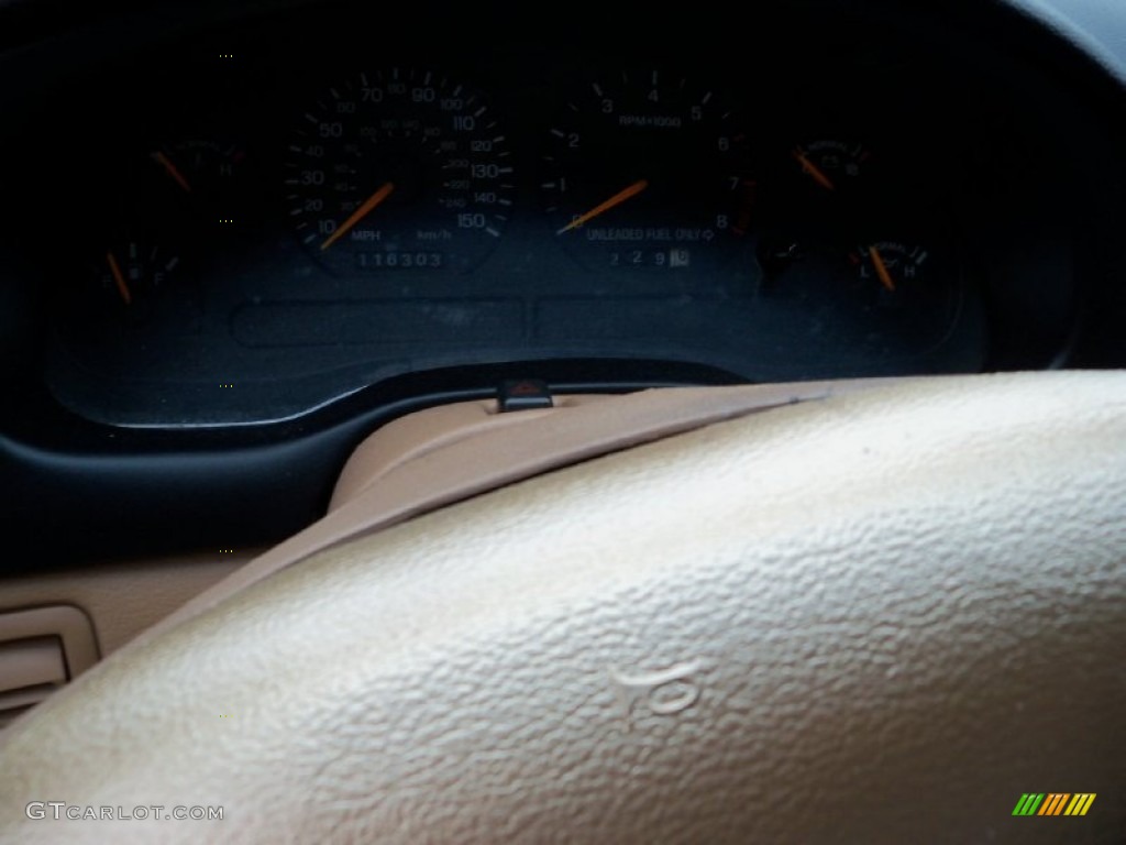 1996 Mustang GT Coupe - Black / Saddle photo #13