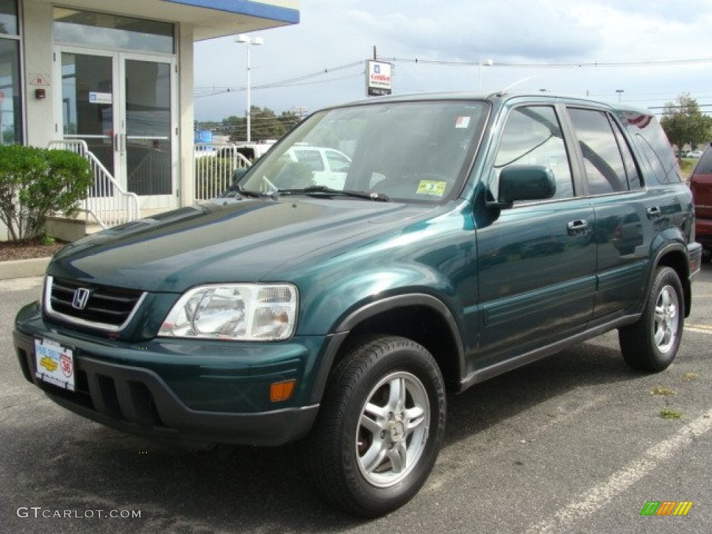 2001 CR-V Special Edition 4WD - Clover Green Pearl / Dark Gray photo #1