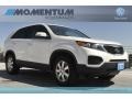 2011 Snow White Pearl Kia Sorento LX  photo #1
