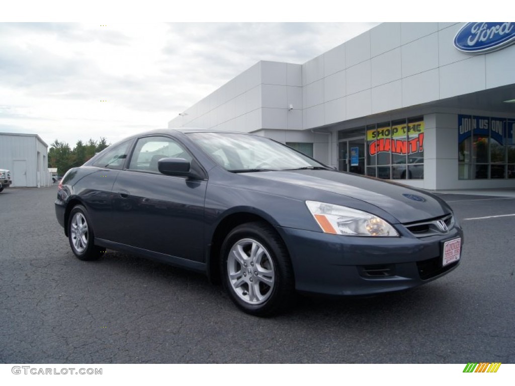 2007 Accord EX-L Coupe - Graphite Pearl / Black photo #1