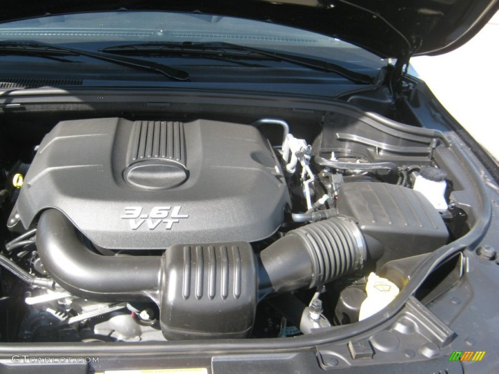2012 Dodge Durango SXT 3.6 Liter DOHC 24-Valve VVT Pentastar V6 Engine Photo #54818112