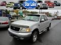 2001 Silver Metallic Ford F150 XLT SuperCrew 4x4  photo #3