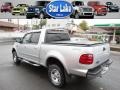 2001 Silver Metallic Ford F150 XLT SuperCrew 4x4  photo #4