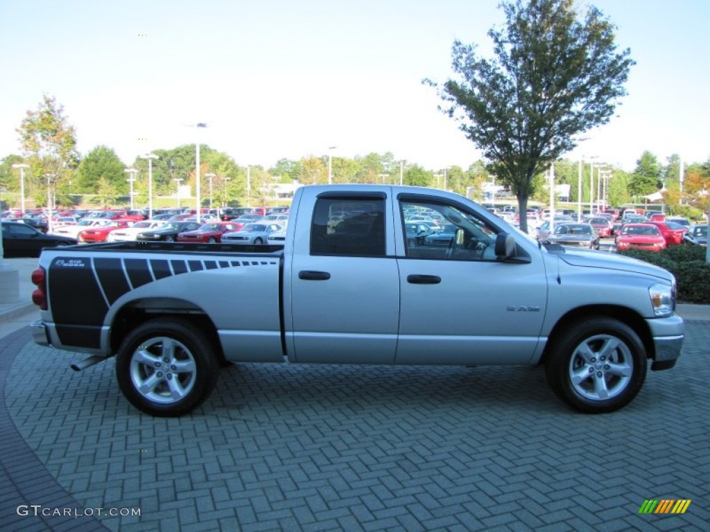 Bright Silver Metallic 2008 Dodge Ram 1500 Big Horn Edition Quad Cab Exterior Photo #54818581