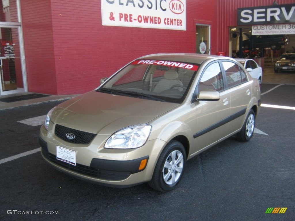 2009 Rio LX Sedan - Cashmere Beige / Beige photo #1