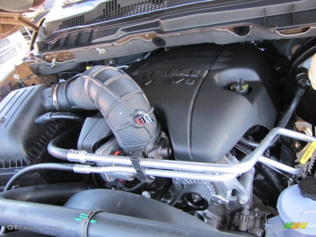 2012 Dodge Ram 1500 Big Horn Crew Cab 5.7 Liter HEMI OHV 16-Valve VVT MDS V8 Engine Photo #54819586