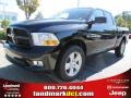 2012 Black Dodge Ram 1500 Express Quad Cab  photo #1