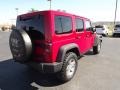 2012 Flame Red Jeep Wrangler Unlimited Rubicon 4x4  photo #5