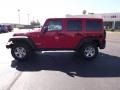 2012 Flame Red Jeep Wrangler Unlimited Rubicon 4x4  photo #8
