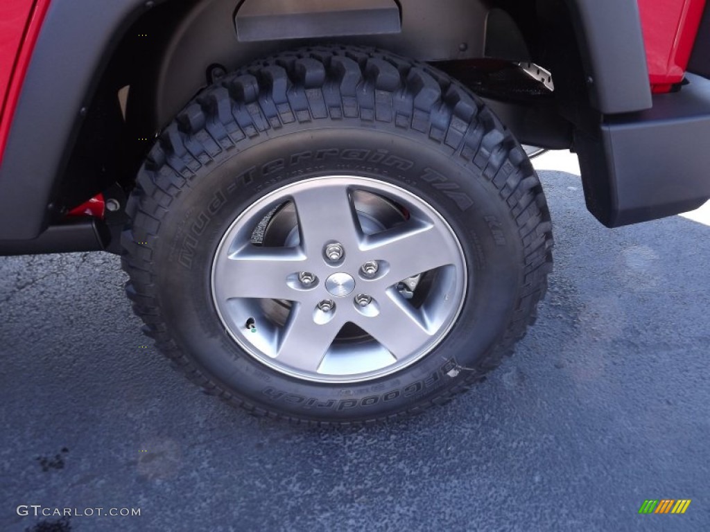 2012 Jeep Wrangler Unlimited Rubicon 4x4 Wheel Photo #54820921