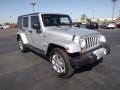 Bright Silver Metallic 2012 Jeep Wrangler Unlimited Sahara 4x4 Exterior