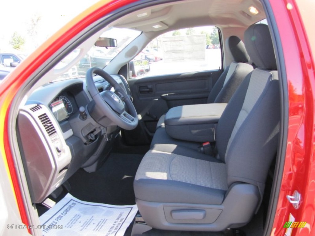 2012 Ram 1500 ST Regular Cab - Flame Red / Dark Slate Gray/Medium Graystone photo #6