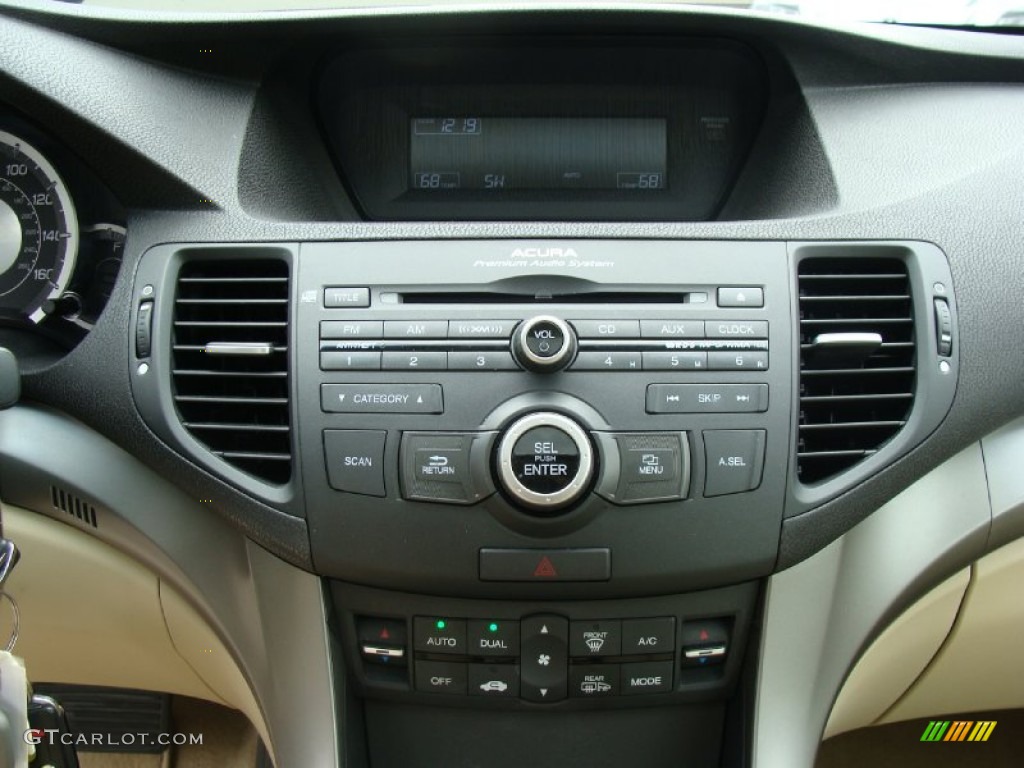 2009 TSX Sedan - Crystal Black Pearl / Parchment photo #25