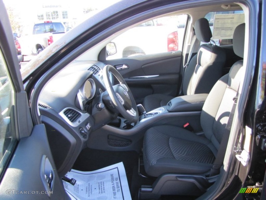 2012 Journey SE - Brilliant Black Crystal Pearl / Black photo #6