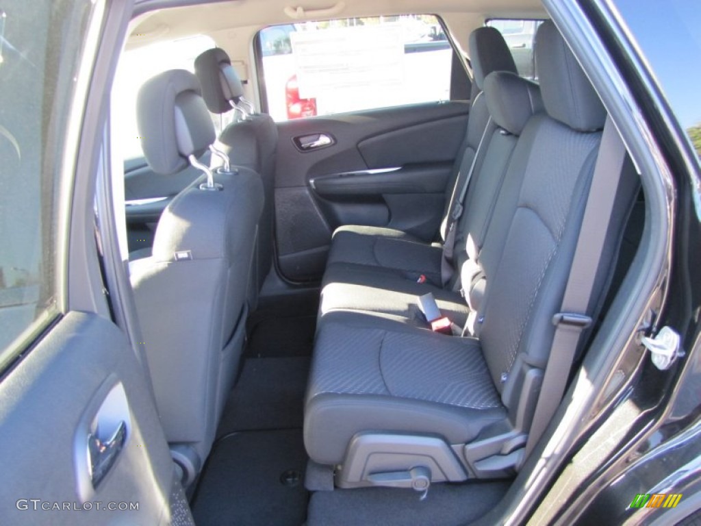 2012 Journey SE - Brilliant Black Crystal Pearl / Black photo #7