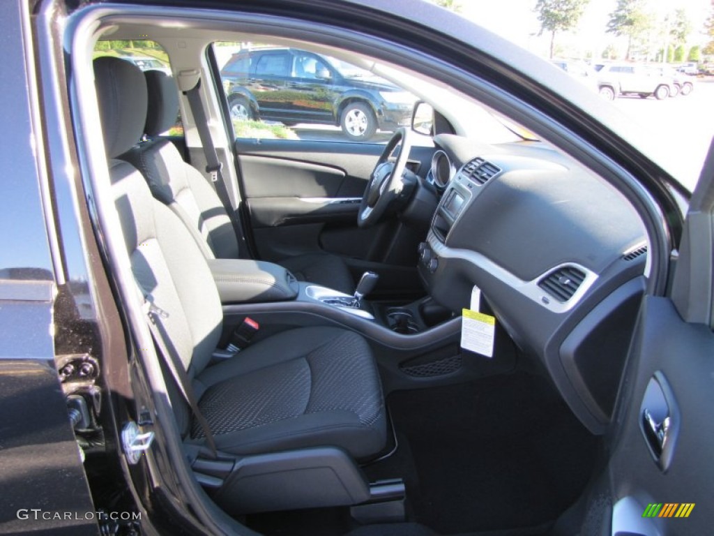 2012 Journey SE - Brilliant Black Crystal Pearl / Black photo #9