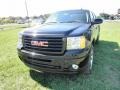 2012 Onyx Black GMC Sierra 1500 SLT Crew Cab 4x4  photo #3
