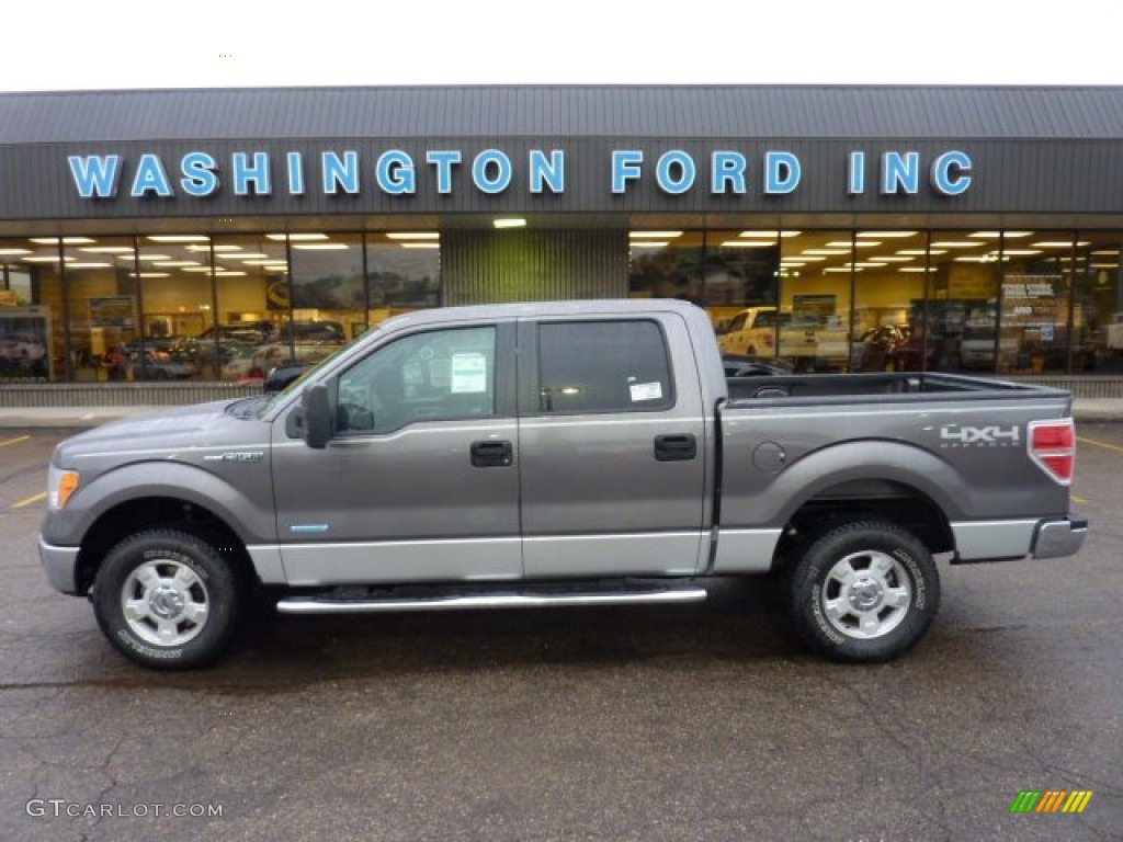 2011 F150 XLT SuperCrew 4x4 - Sterling Grey Metallic / Steel Gray photo #1