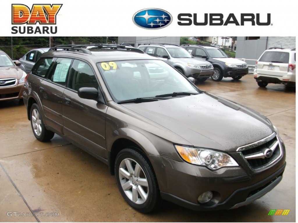 2009 Outback 2.5i Special Edition Wagon - Deep Bronze Metallic / Warm Ivory photo #1