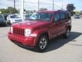2008 Inferno Red Crystal Pearl Jeep Liberty Sport 4x4  photo #10