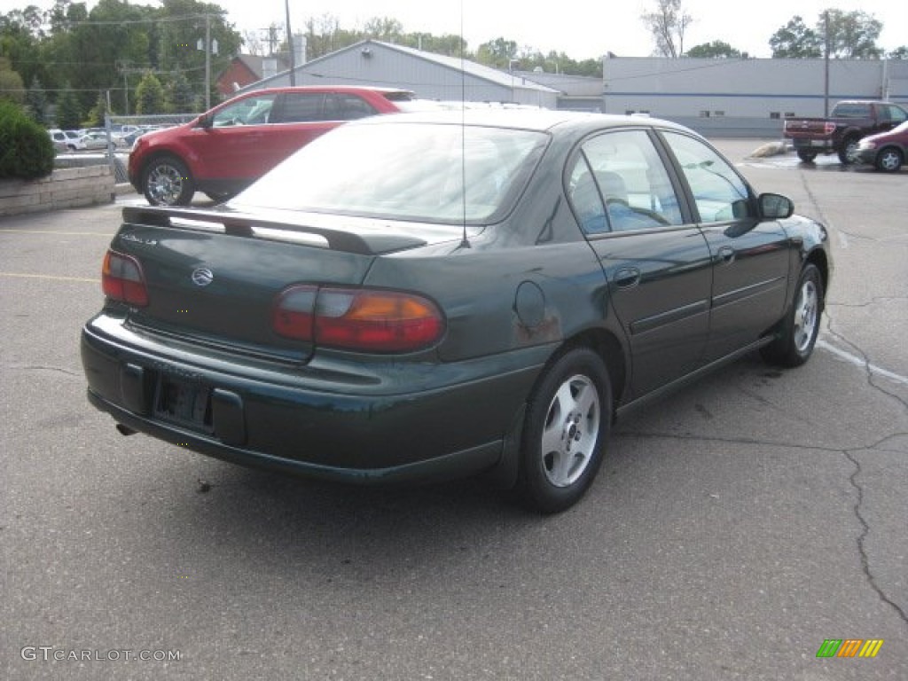 2002 Malibu LS Sedan - Forest Green Metallic / Neutral photo #6