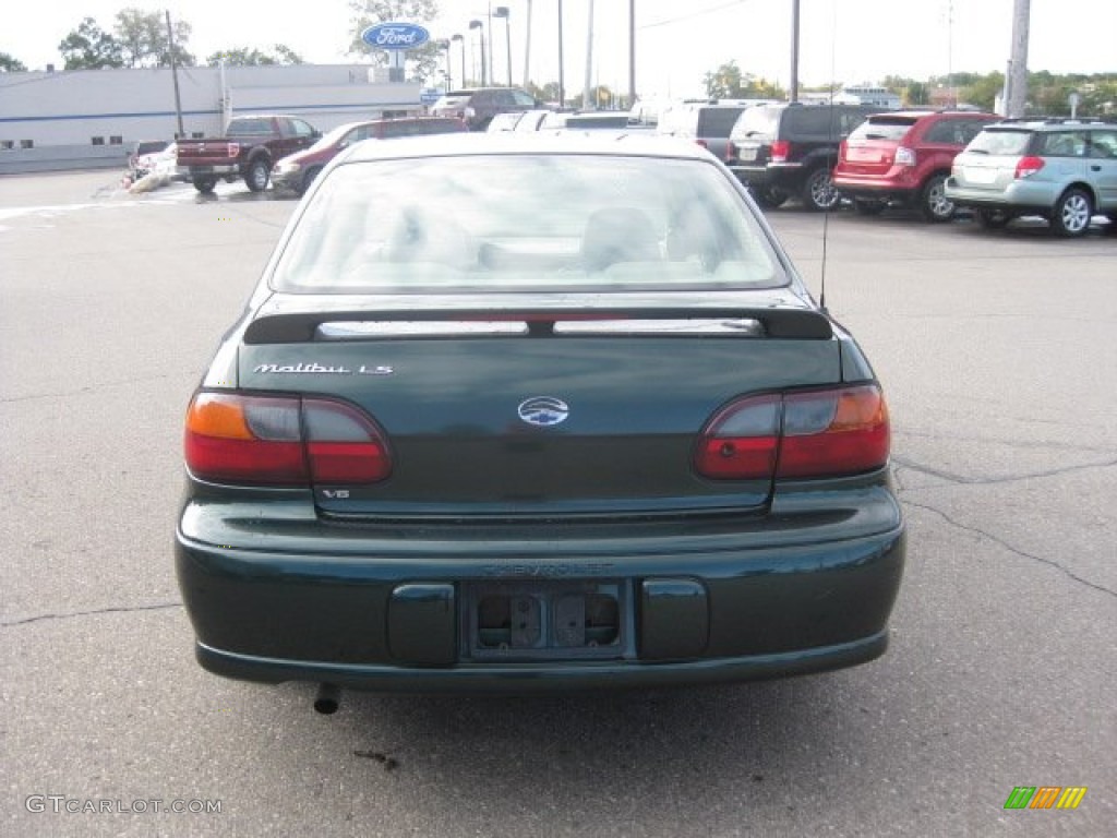 2002 Malibu LS Sedan - Forest Green Metallic / Neutral photo #7